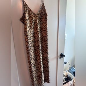 Target Cheetah Print MIDI Slip Dress